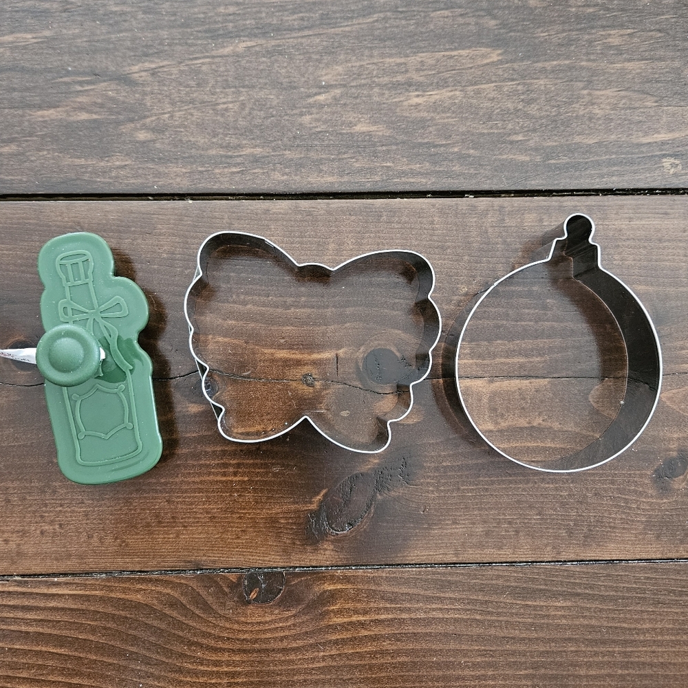 Ashland‎ Christmas Set of 3 - Cookie Cutters & Cookie Press NEW